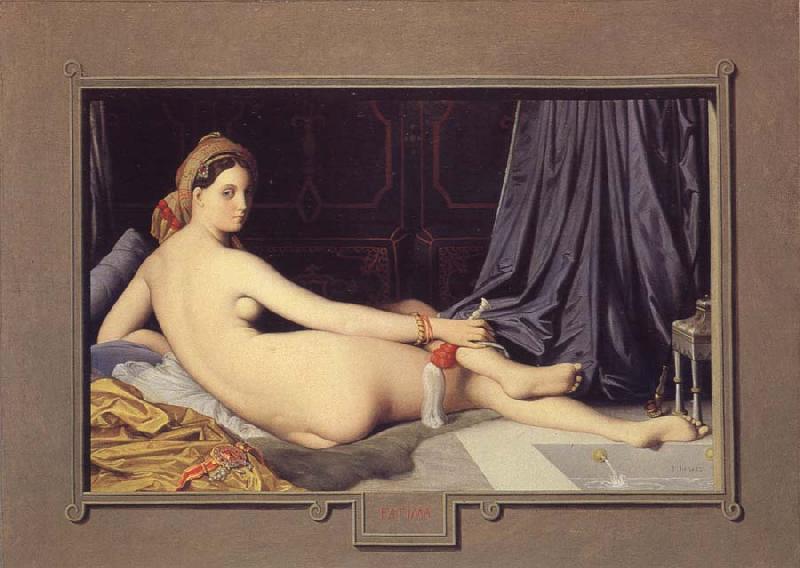 Jean Auguste Dominique Ingres Odalisque oil painting image